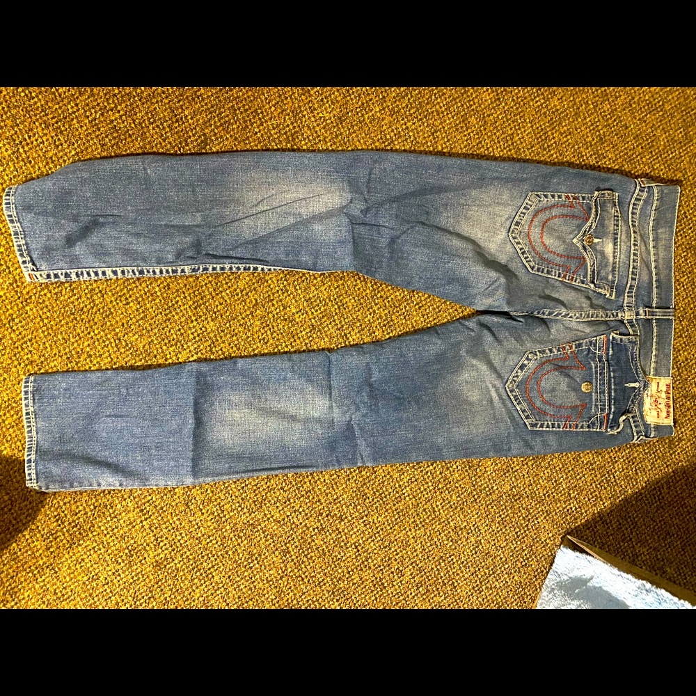 Mens true religion skinny jeans size 36